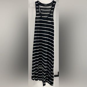 Express | high-low striped maxi dress